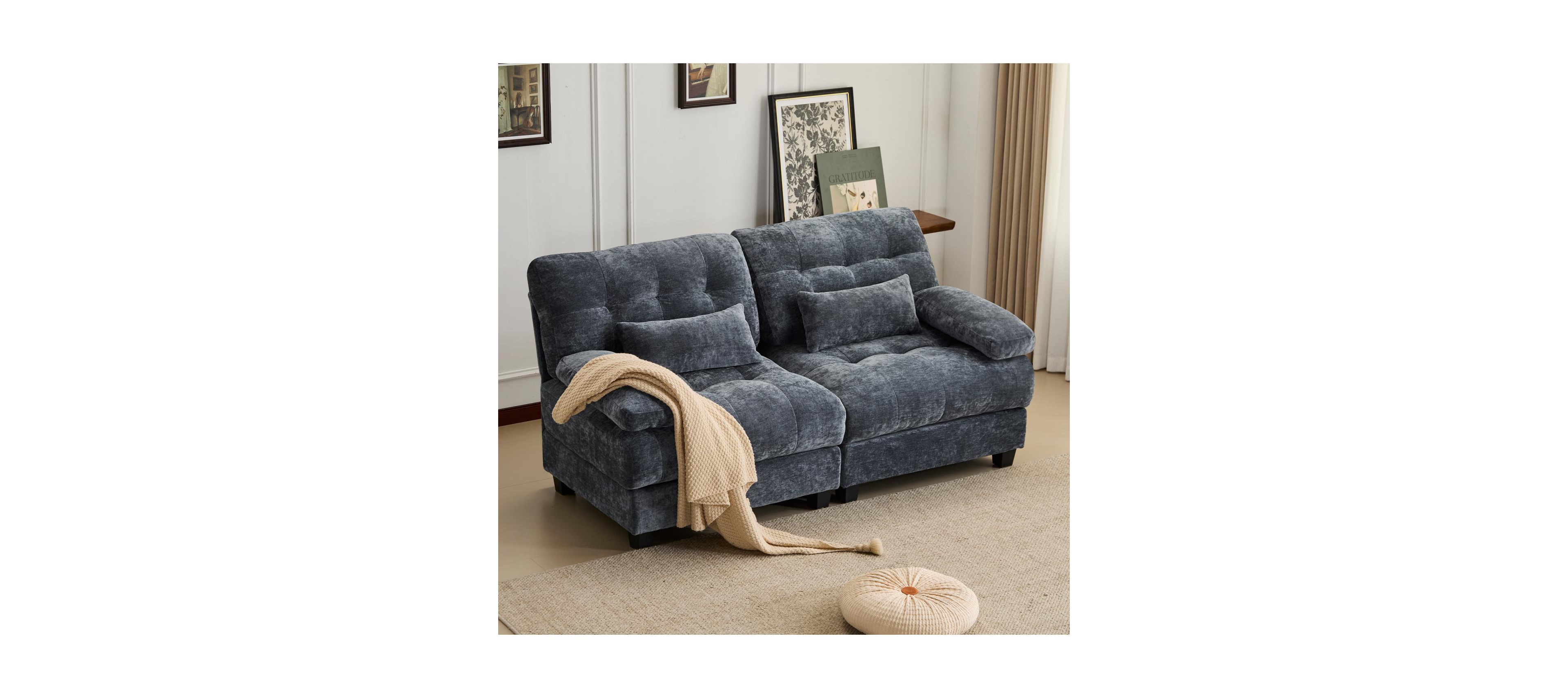 Streamdale Furniture 67" Loveseat with Adjustable Backrest