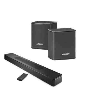 Bose Smart Soundbar 600, Black with Wireless Surround Speakers