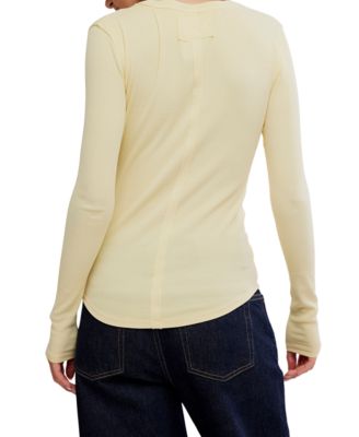 Women's Long-Sleeve Henley Top 