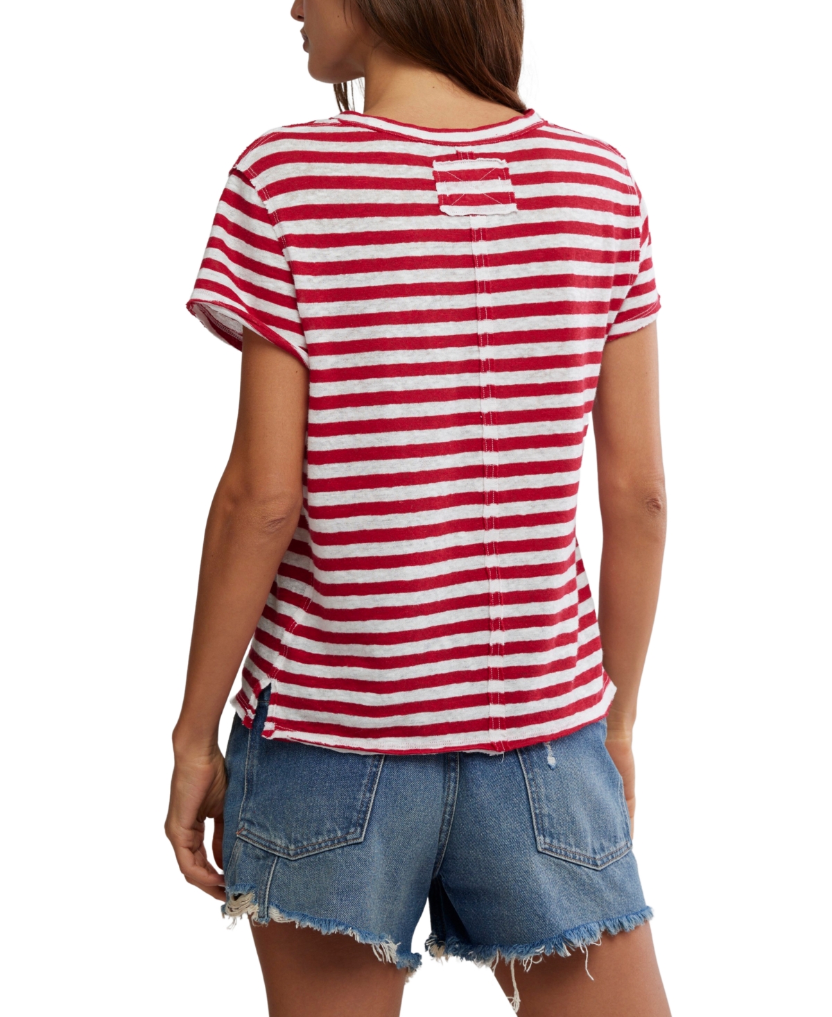 Free People Women's Nora Crewneck Striped T-Shirt