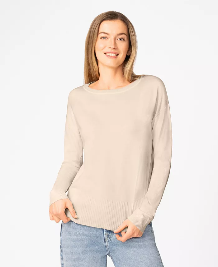 Petite Round Hem Pull-on Sweater - thumbnail 5