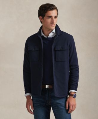 Polo Ralph Lauren - Men's Long-Sleeve Double Knit Tech Hybrid Shirt Jacket