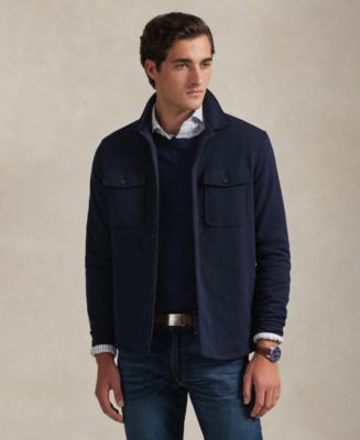 Polo Ralph Lauren Men's Long-Sleeve Double Knit Tech Hybrid Shirt