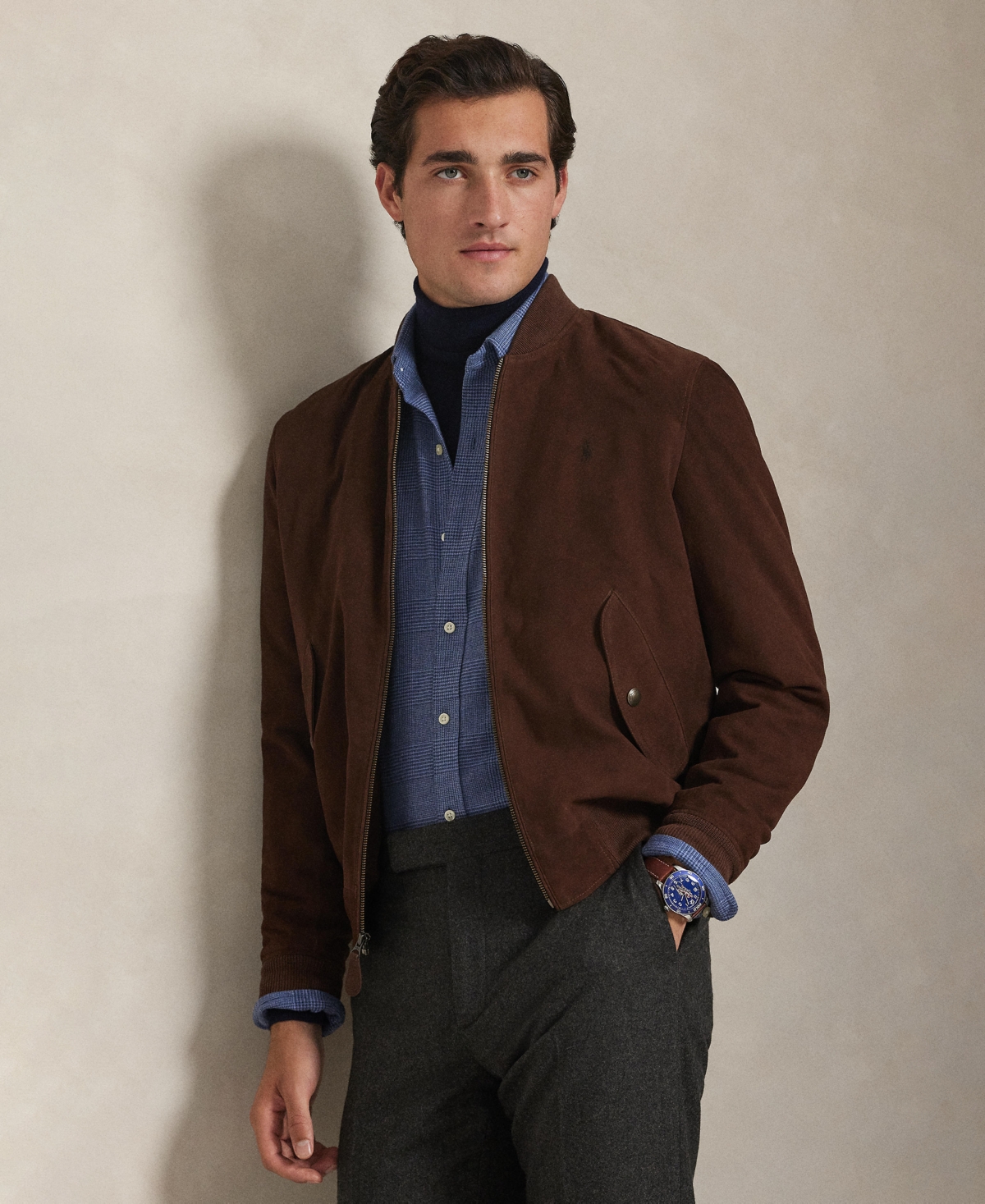 Polo Ralph Lauren Men's Classic-Fit Brushed Performance Long-Sleeve Shirt