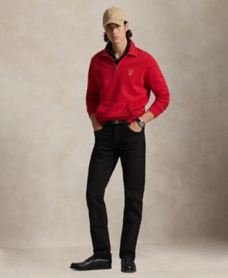 Men's Long-Sleeve Collared Sweatshirt