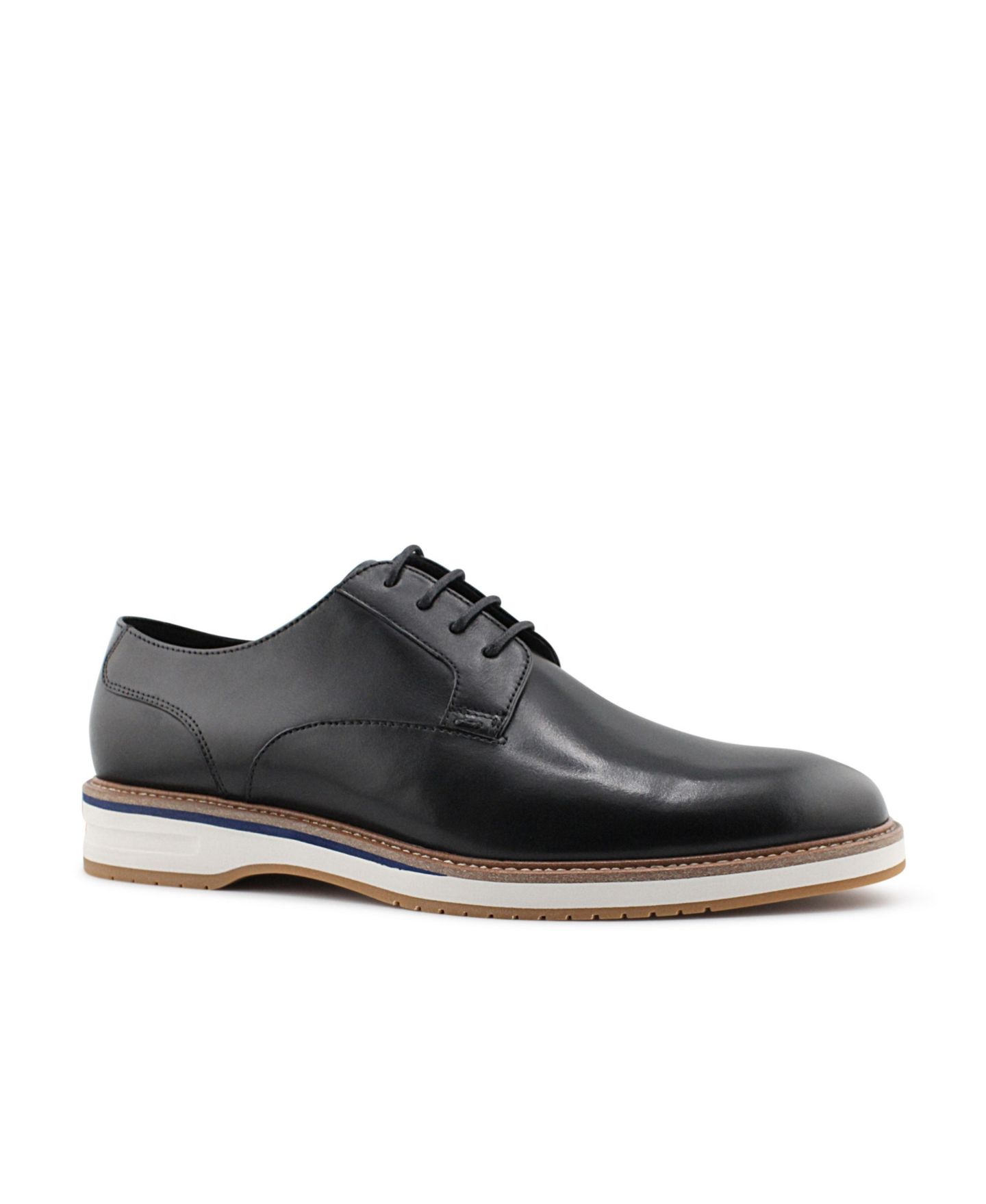 Мужское платье Blake McKay Dalton Dress Casual Hybrid Lace-Up Plain Toe Leather Shoes, цвет: Чёрный — фото 1