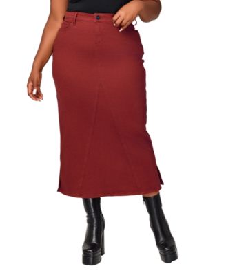 Women's Color Maxi Skirt