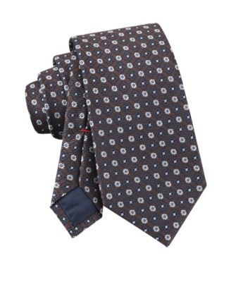 Men's Hugo Floral Medallion Pattern Classic Tie