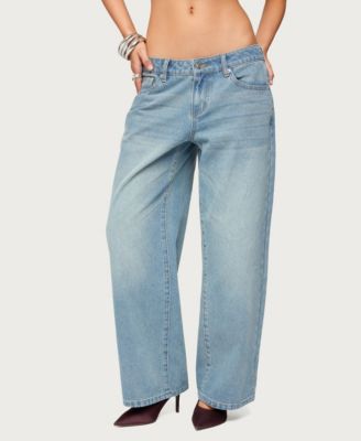 Women's Raelynn Washed Low Rise Baggy Jeans