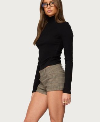 Women's Saskia Fitted Ribbed Turtle Neck Top