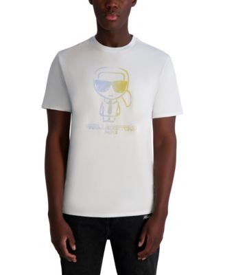 KARL LAGERFELD PARIS - Men's Faded Logo Graphic T-Shirt
