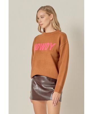 Women's Crewneck Statement Sweater