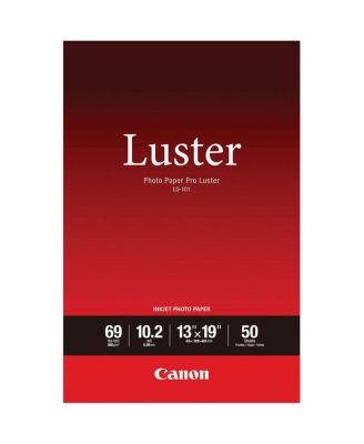 Canon 2 Pack LU-101 Pro Luster Photo Paper (13x19", 50 Sheets, 255 gsm)