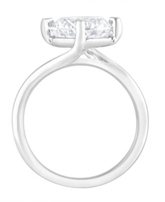 Certified Lab Grown White Diamond Solitaire Ring (3-1/2 ct. t.w.) in 14k White Gold