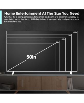 AQUOS Series QLED 4K Ultra HD Smart TV with Xumo – Black