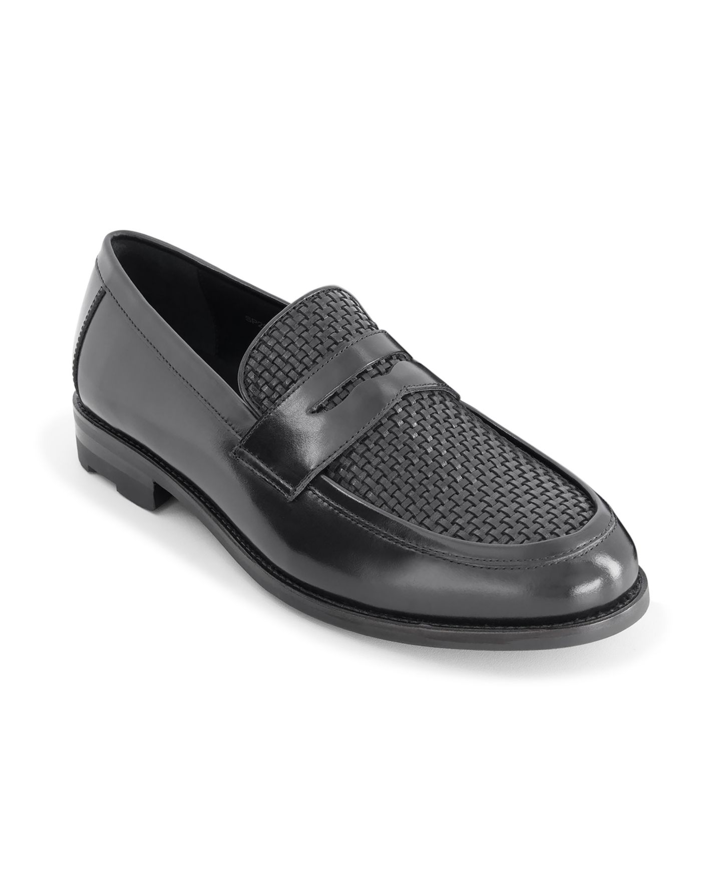 Мужские туфли Anthony Veer Mercer Slip-On Leather Penny, цвет: Чёрный — фото 1