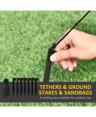 126" Giant Christmas Inflatables Archway with Santa for Yard Garden