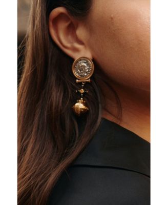 Globus Cruciger Coin Earrings