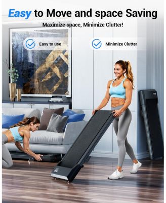 6% Incline Under Desk Walking Pad 3 In 1 treadmills For Home easy store