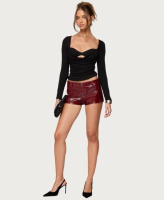 Women's Oaklyn Layered Bra Cowl Neck Top