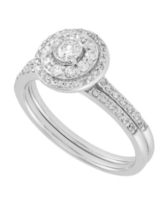 Macy's - Diamond Bridal Set (1/2 ct. t.w.) in 10K White Gold