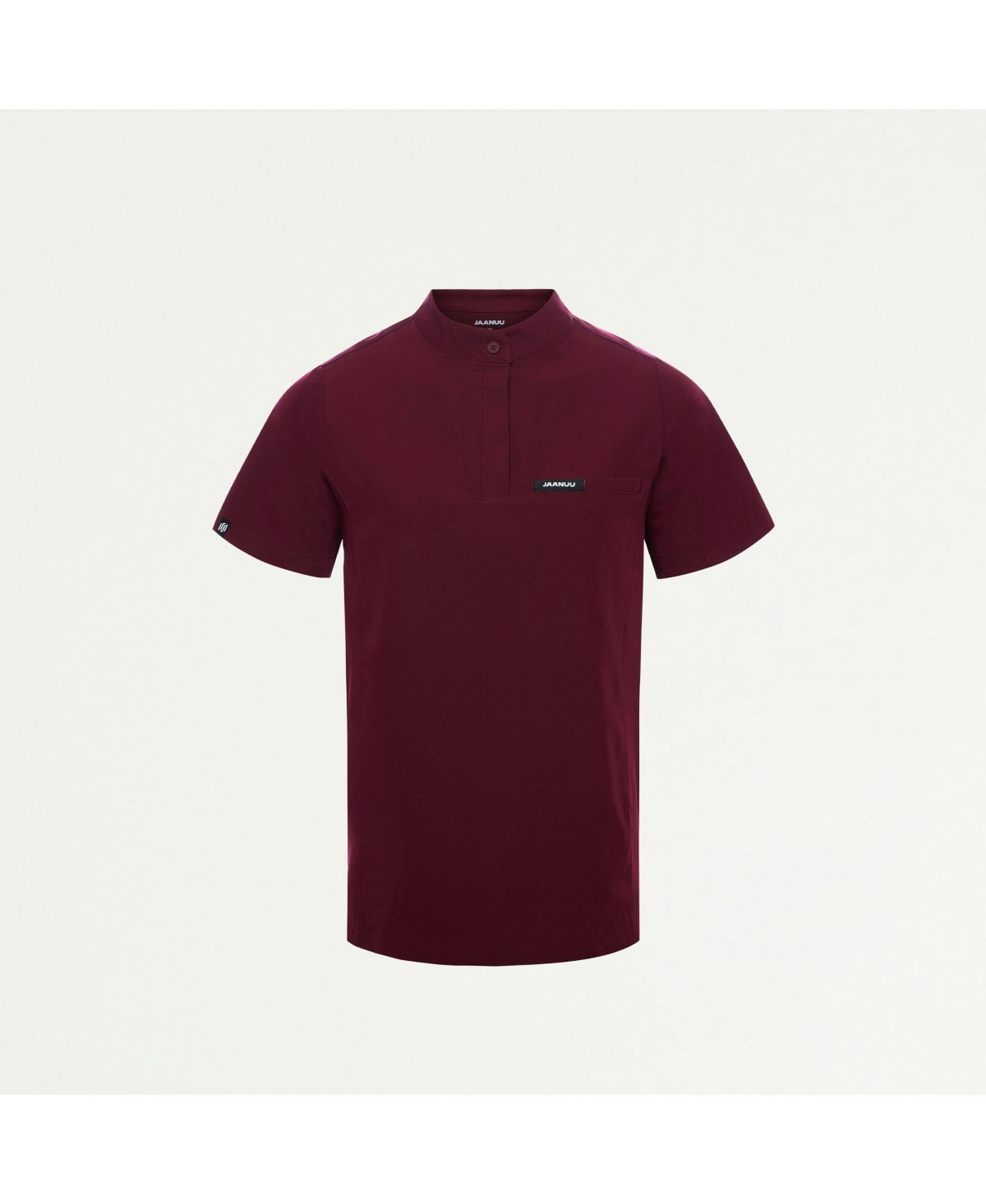 Jaanuu Women's Savi 1-Pocket Classic Banded Collar Scrub Top