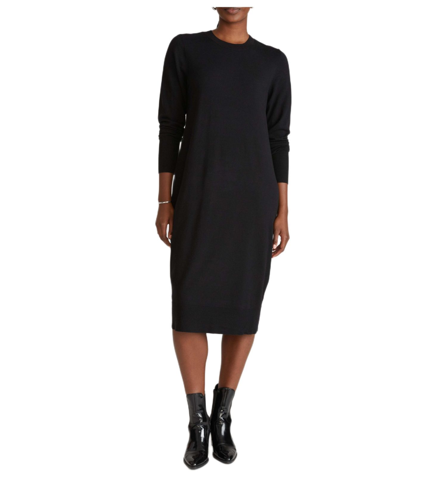 Plus Size Fine Knit Everyday Sweater Dress