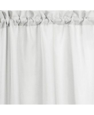 Rhapsody Lined Light Filtering Thermal Barrier Curtains Rod Pocket Curtain Tiers Pair Each, 54" x 24"