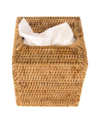 Artifacts Trading Company Rattan Column Tissue Box Cover - Thumbnail 3