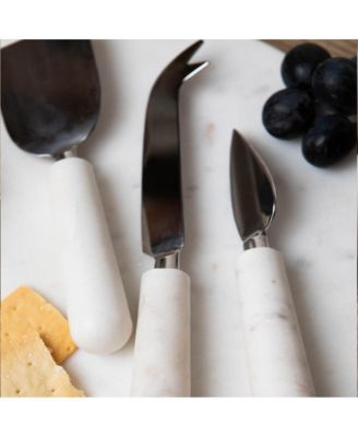 Boxed Set of Marble Cheese Tools