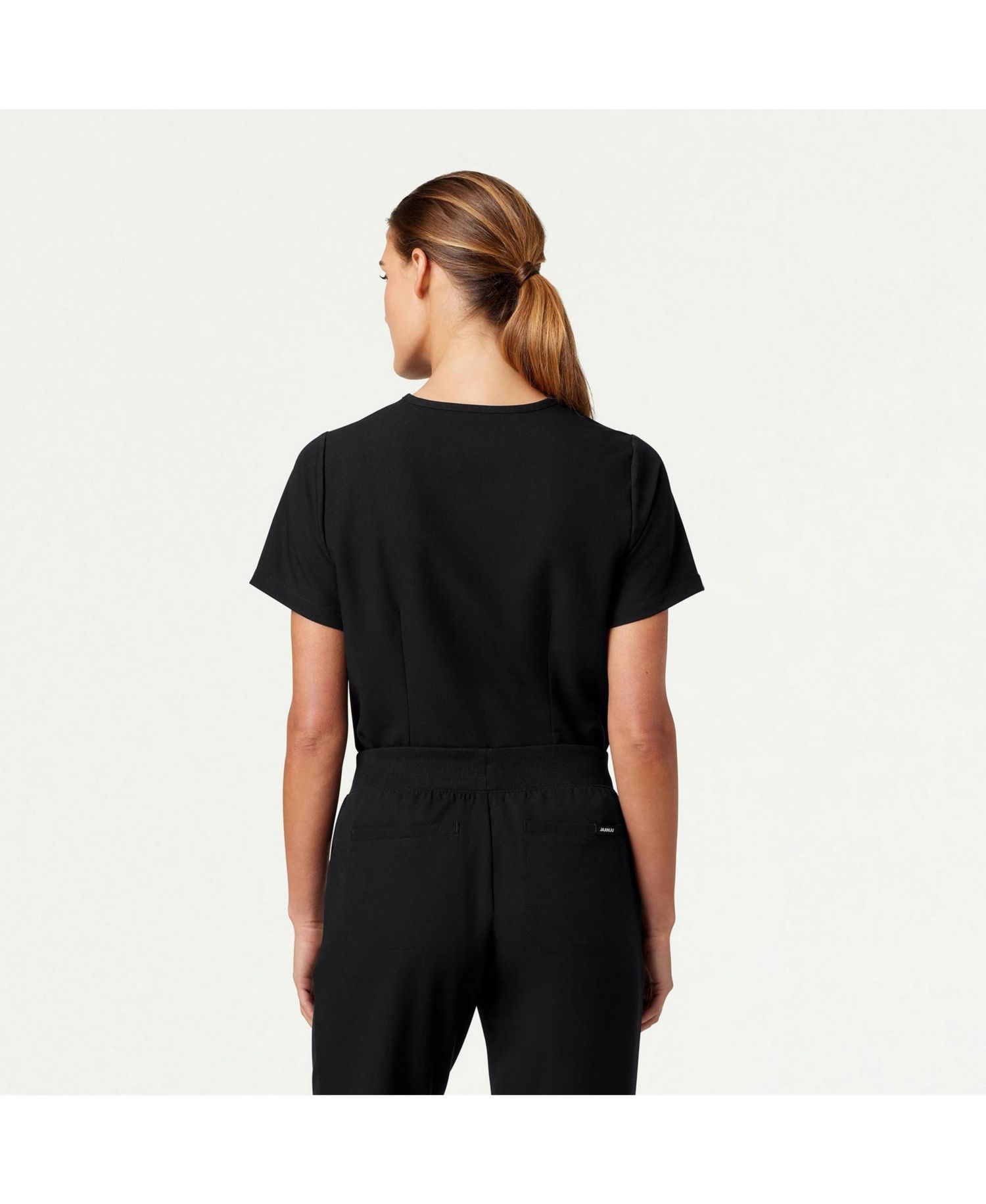 Women's Classic V-Neck Scrub Top with 1 Pocket