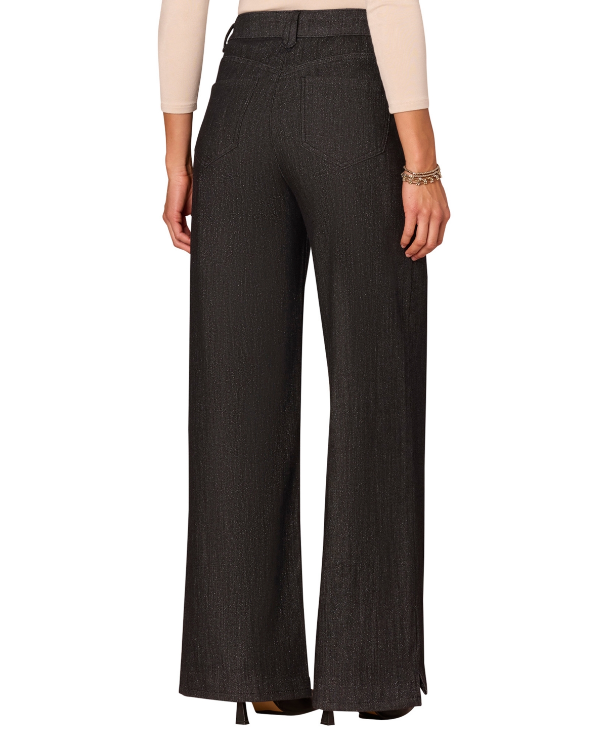 Democracy Petite Ab Leisure High-Rise Wide-Leg Jeans