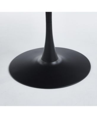 42.1" Wood Top Tulip Dining Table (Seats 4-6