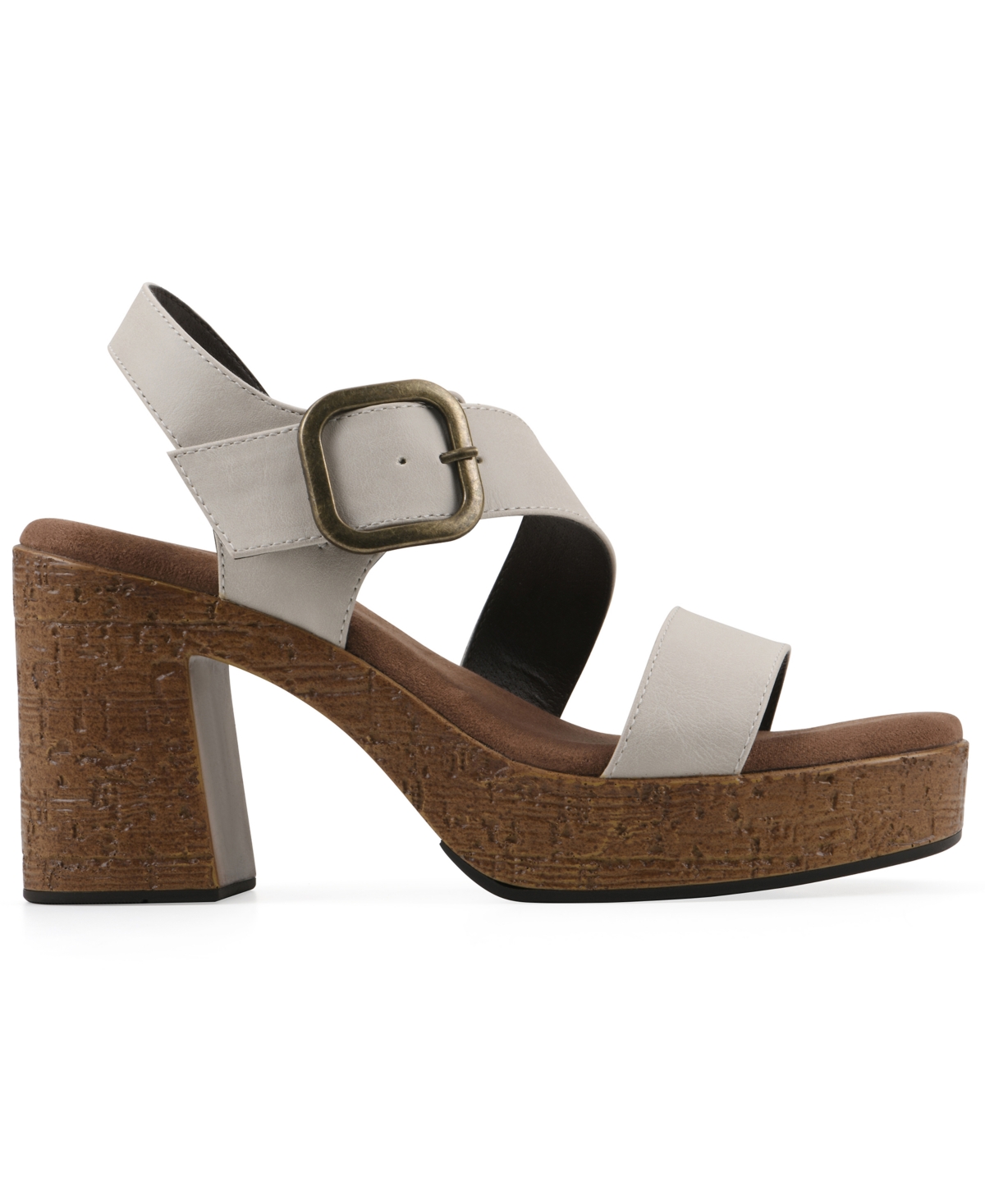 White Mountain Women's Barb Platform Sandal
