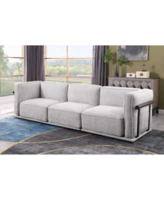 Streamdale Modular fabric sofa set with ottomans