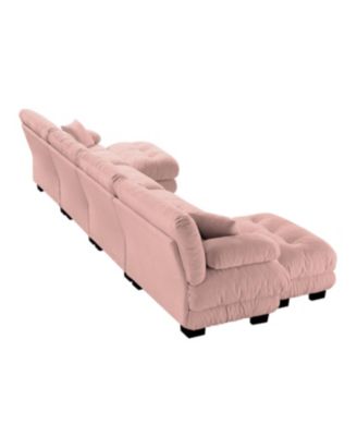 Chenille Bolster Armrest Sofa: Cloud-Like Comfort & Flexible Design