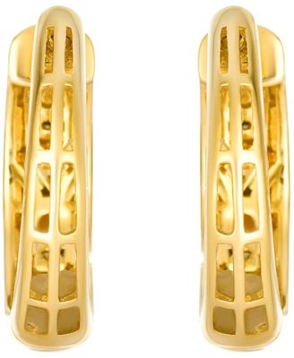 Chocolate Diamond Earrings (0.44 ct. t.w.) in 14k Honey Gold