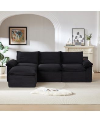 Modern corduroy cloud sofa, freely combined, comfortable sitting experience