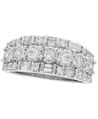 Diamond Band (1 ct. t.w.) in 10k White Gold