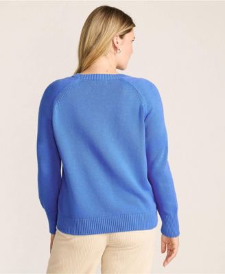 Women's Drifter Embroidered Raglan Crew Neck Sweater