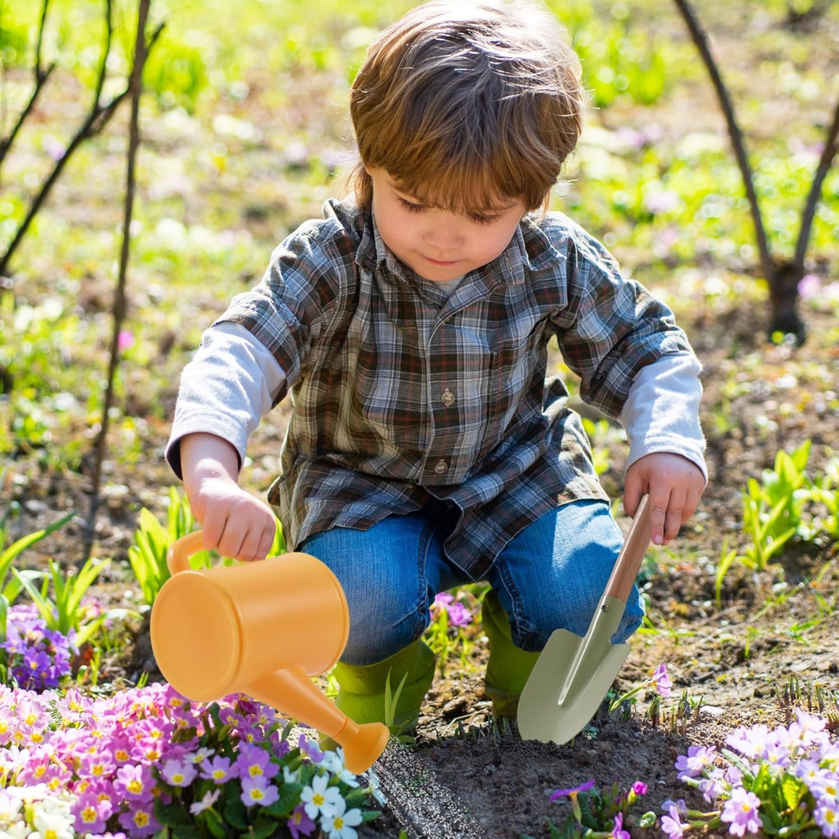 Robotime Nature Exploration Toys Kids Gardening Tools with Accessories Outdoor Toys Gift for Boys and Girls