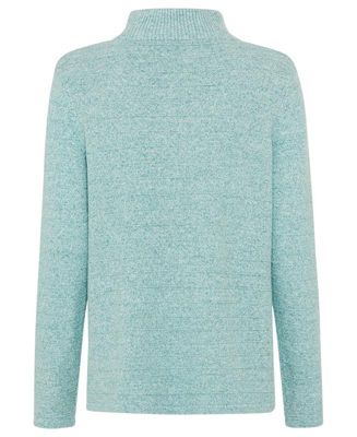 Women's Half Zip Mock Sweater