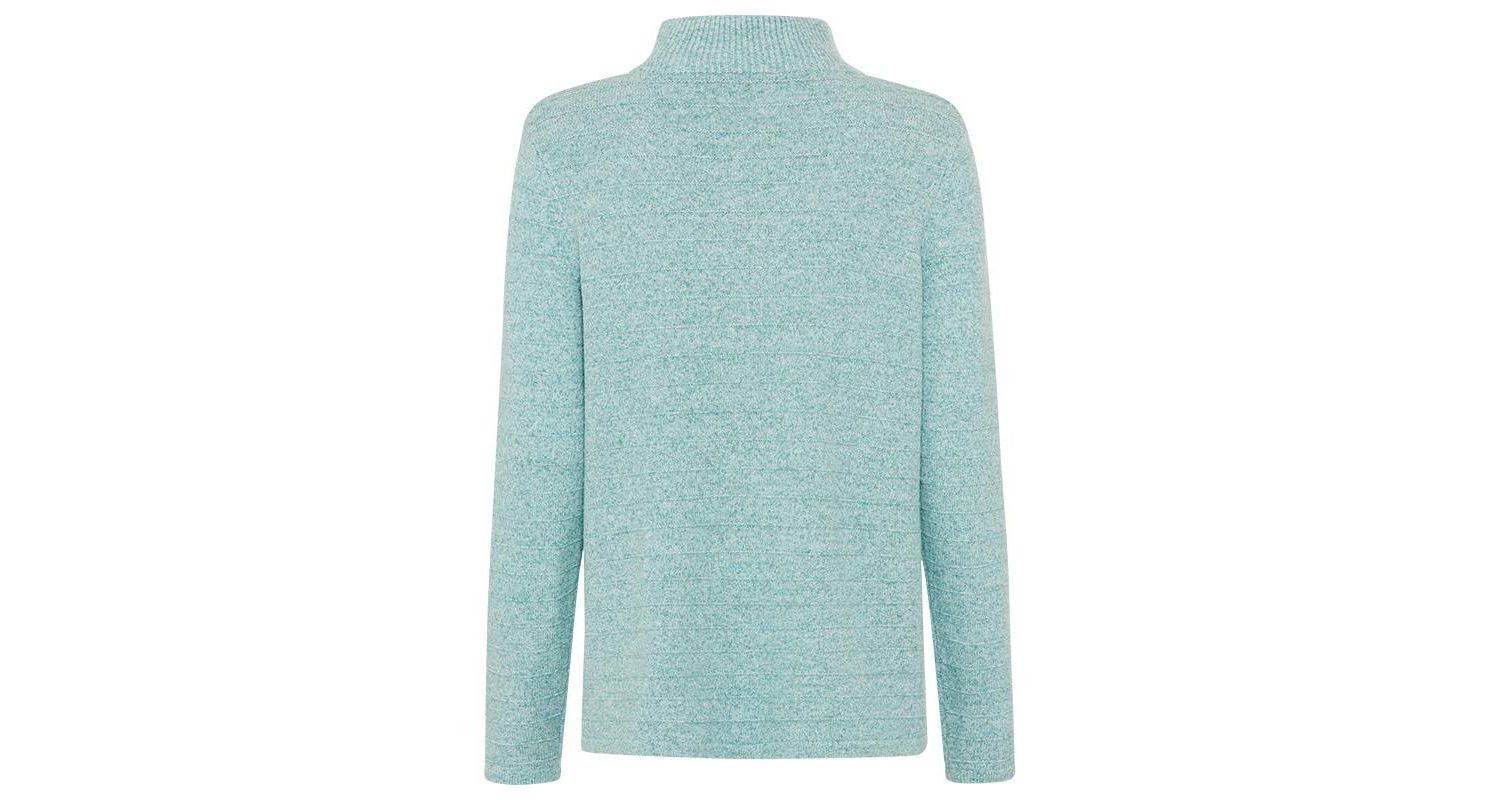 Women's Half Zip Mock Sweater
