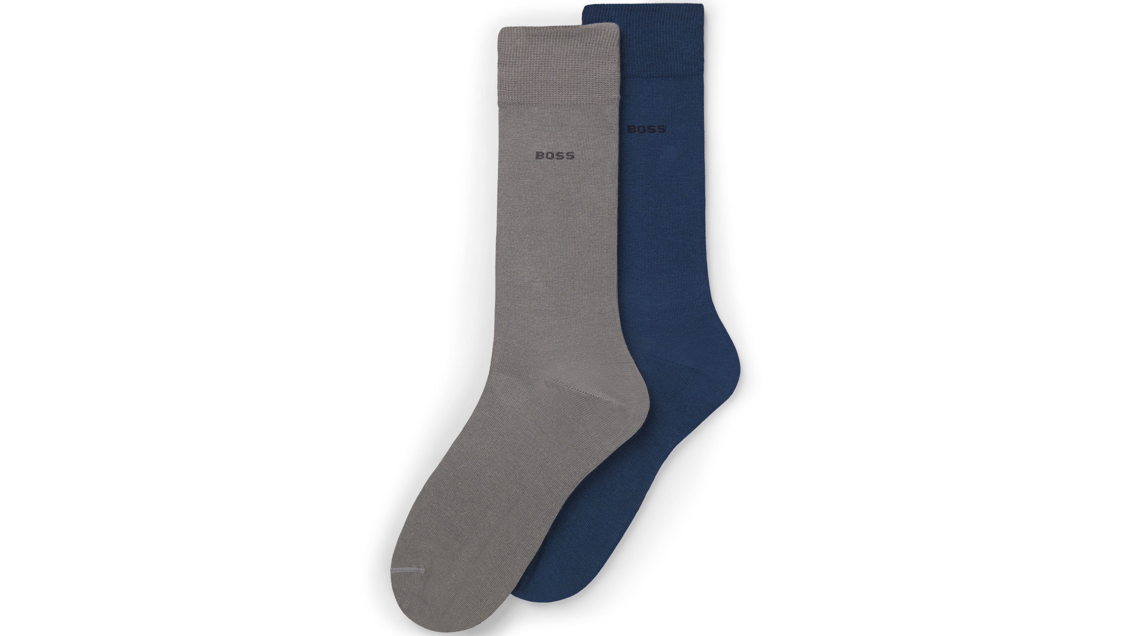 Hugo Boss Men's Crew Length Socks, 2-Pack
