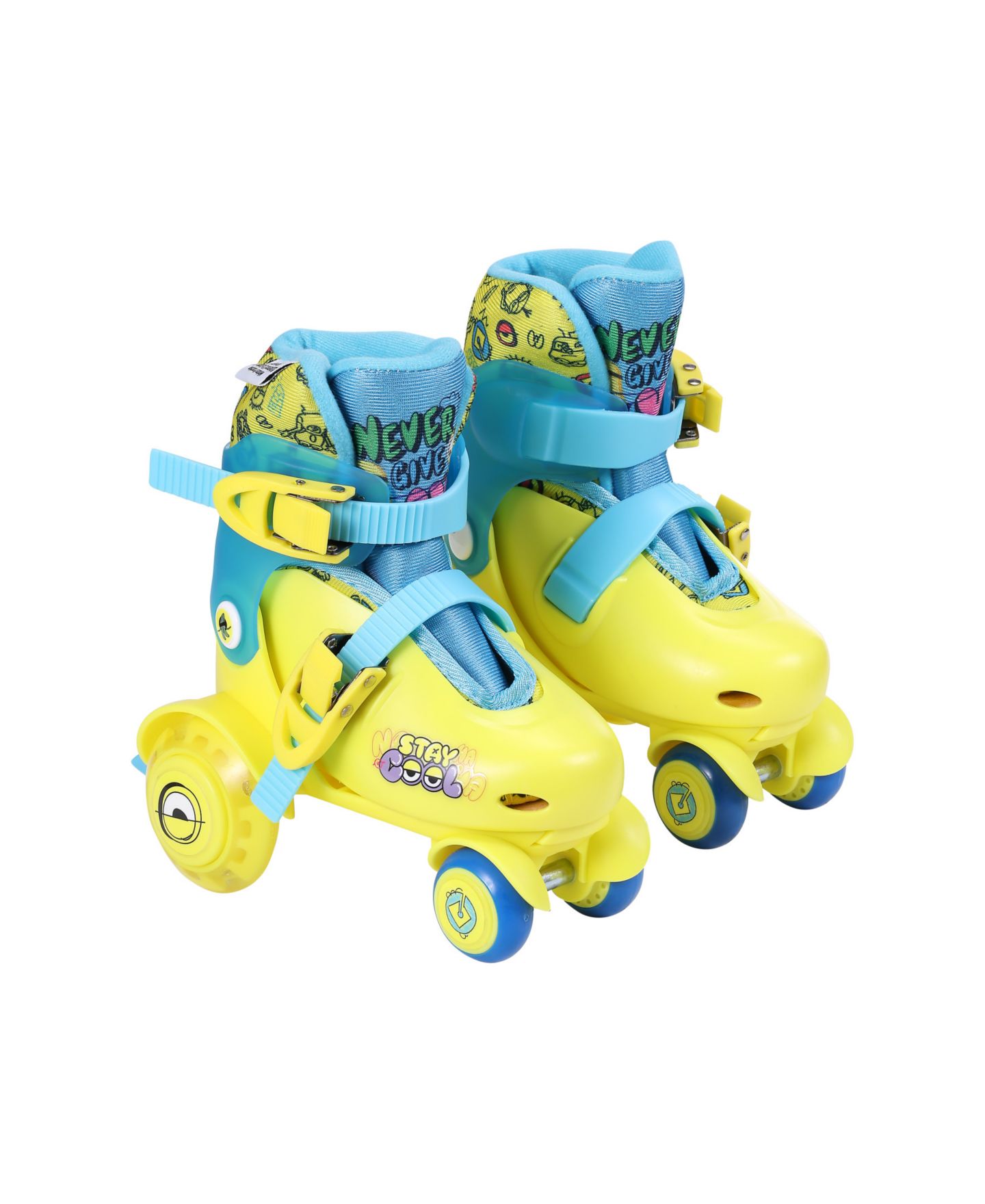 Детские игрушки Minions Light-Up Adjustable Trainer Roller Skates, Ages 3+ — фото 1