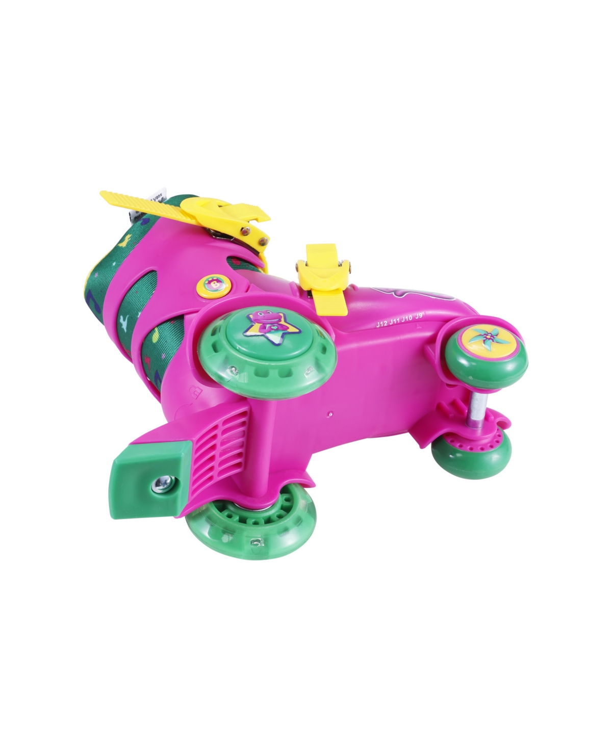 Barney Trainer Skates with Light Up Wheels