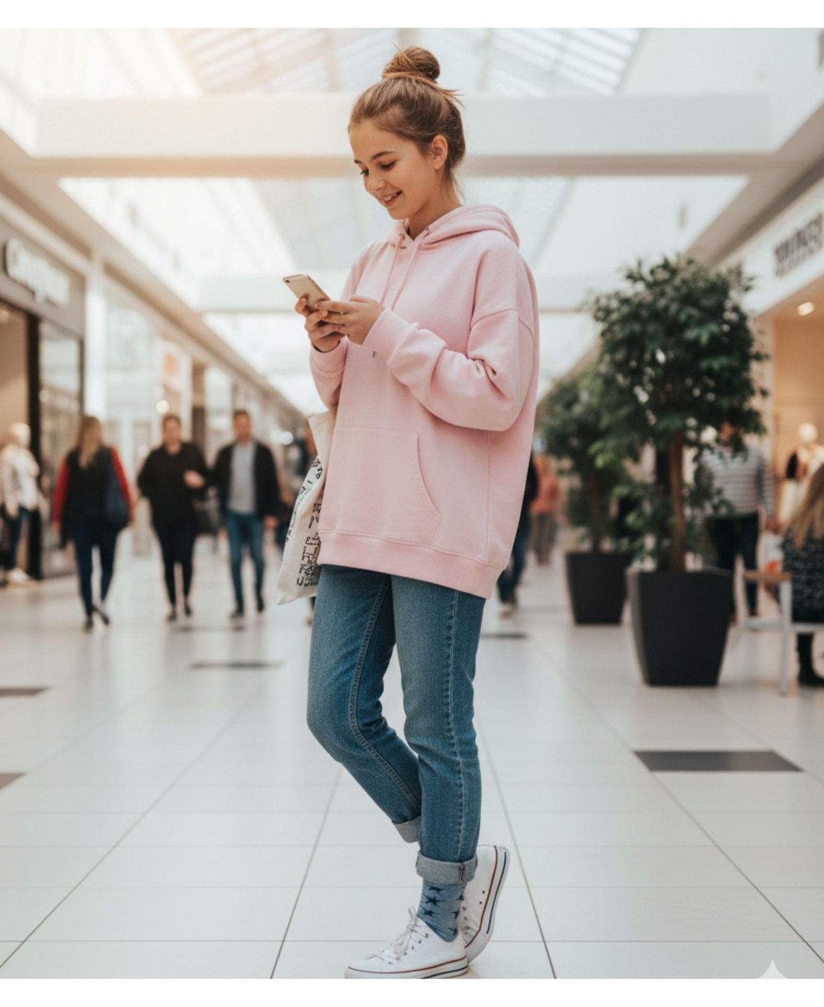 MeMoi Women's Acid Wash Star Cotton Blend Crew Socks