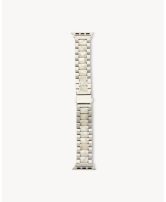 Boyfriend Apple Watch Band in White Shell