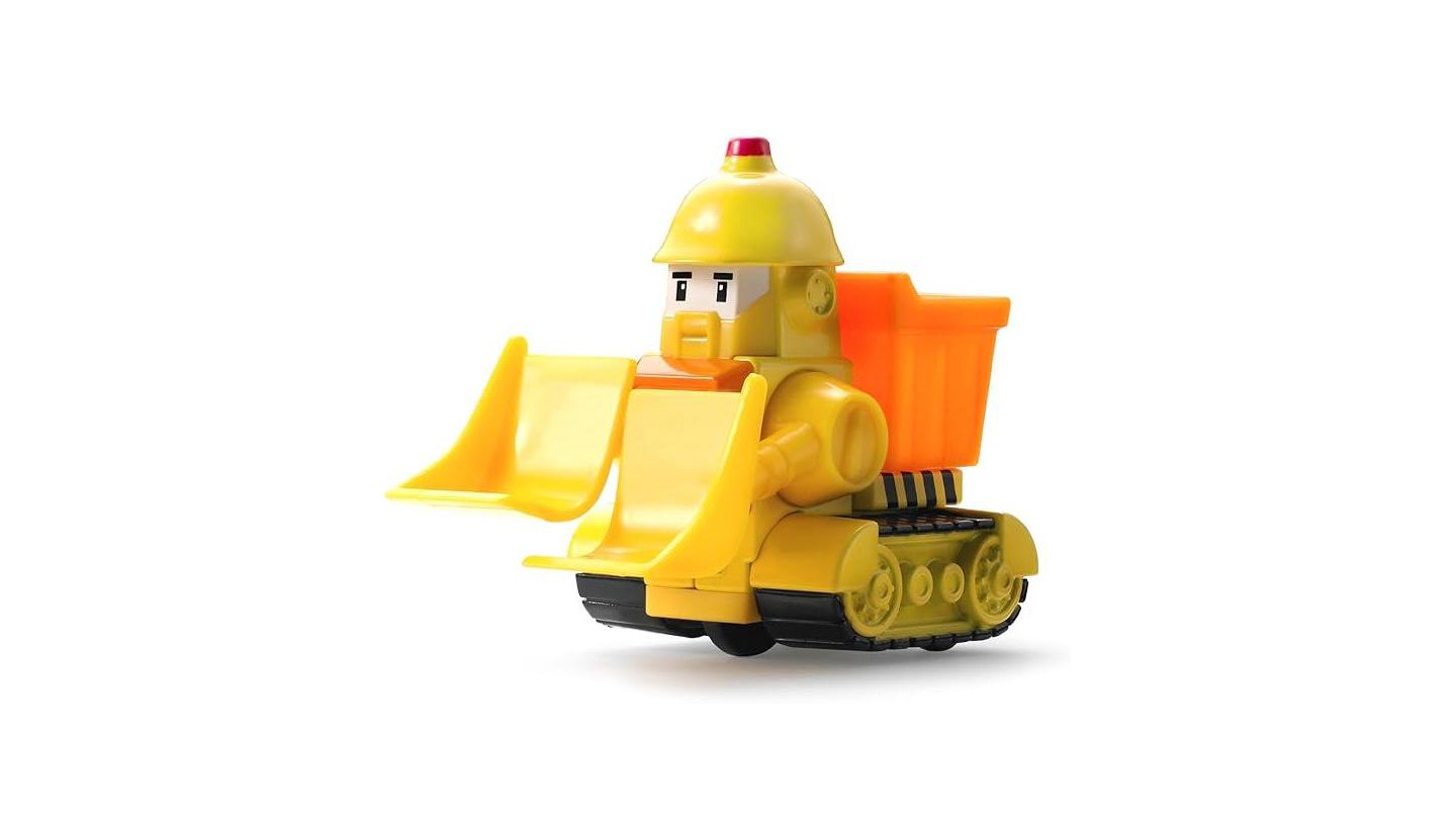 Детская игрушка Robocar Poli Die-Cast Bulldozer Construction Truck - Bruner Early Educational & Role-Play Toys for Toddlers Ages 1+ — фото 1