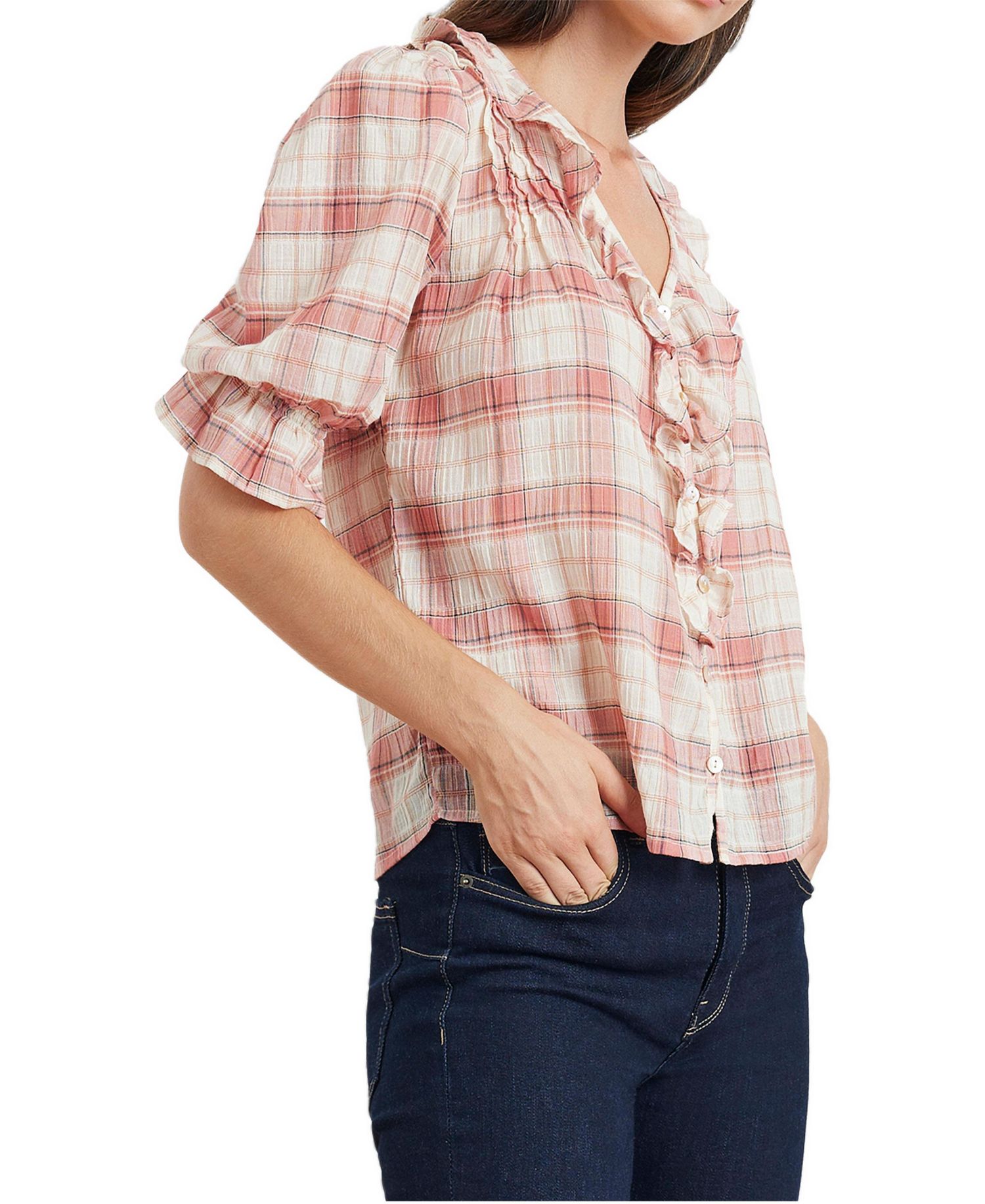 Women's Cotton Chloe Shirt in Plaid